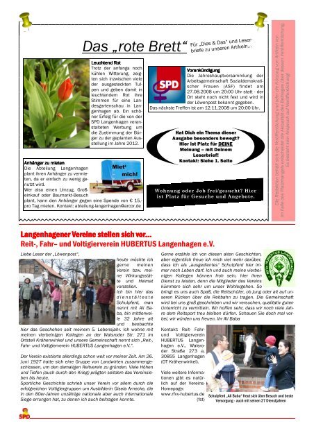 Löwenpost Ausgabe 5.pub - SPD-Langenhagen