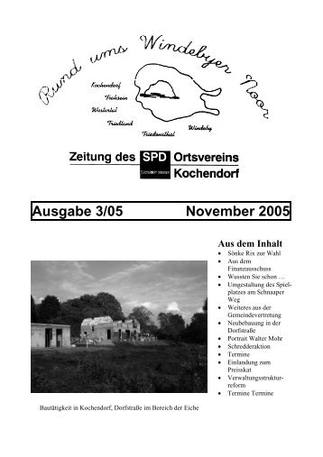 Ausgabe 3/05 November 2005 - SPD