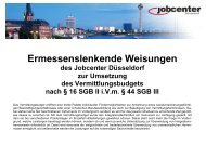 GA Vermittlungsbudget - Jobcenter DÃ¼sseldorf