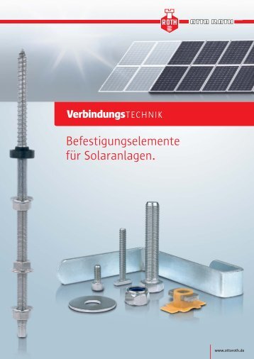 Solartechnik, die hält, was sie verspricht. - OTTO ROTH GmbH & Co ...