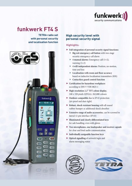 FSC DB FT4_S EN3 RZ.indd - Funkwerk Security Communications