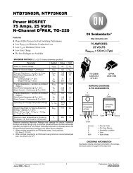 NTB75N03R, NTP75N03R Power MOSFET 75 Amps, 25 Volts N ...