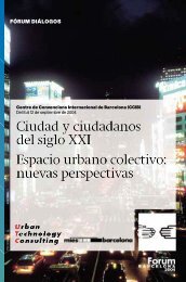 Ciudad y ciudadanos del siglo XXI Espacio urbano colectivo - Gaudi ...