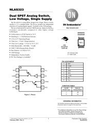 Dual SPDT Analog Switch, Low Voltage, Single ... - ON Semiconductor