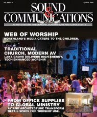 Sound & Communications April 2008 issue