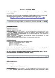 Nouveaux documents MDPH