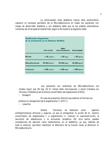 Control con hemoglobina glicosilada y microalbuminuria de los ...