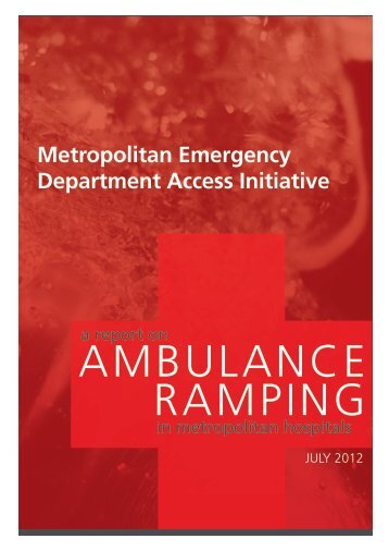 Metropolitan Emergency Department Access Initiative: a report on ...