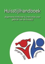 Download hier het huisstijlhandboek van Jongeren Gilde Sevenum.