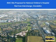 SIAC Site Proposed for National Children's Hospital Red Cow ...