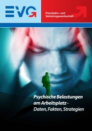 Psychische Belastungen am Arbeitsplatz - Eisenbahn und ...