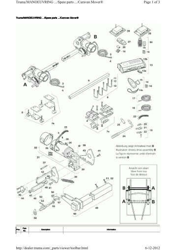 Page 1 of 3 Truma/MANOEUVRING .../Spare parts .../Caravan Mover ...