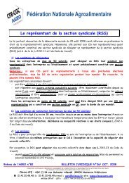 Le reprÃ©sentant de la section syndicale (RSS) - SNEC CFE-CGC