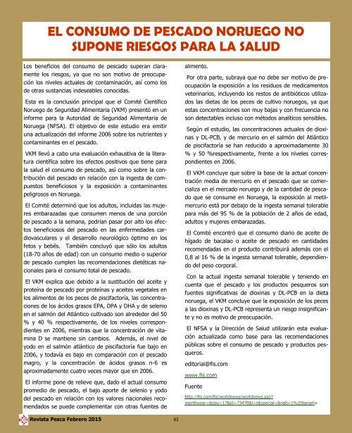 REVISTA PESCA FEBRERO 2015