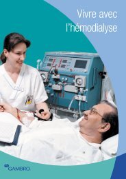 brochure dinfo gambro - Service de nÃ©phrologie dialyse