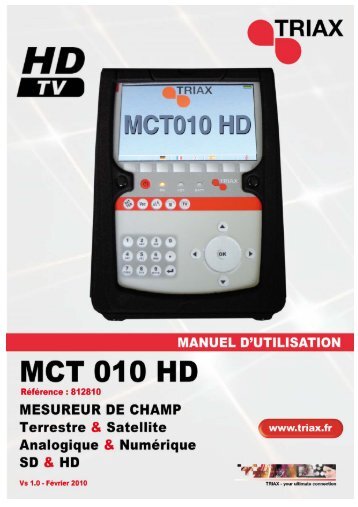 MCT 010, le mesureur HD Triax