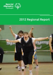 2012 Regional Report - Special Olympics Ireland