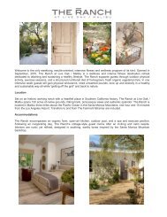 Download The Ranch Brochure - The Ranch at Live Oak Malibu