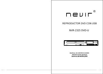 NVR-2325 DVD-U - Nevir