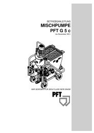 MISCHPUMPE PFT G 5 c