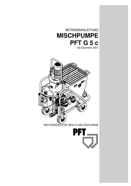 MISCHPUMPE PFT G 5 c