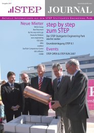 JOURNAL - STEP - Stuttgarter Engineering Park GmbH