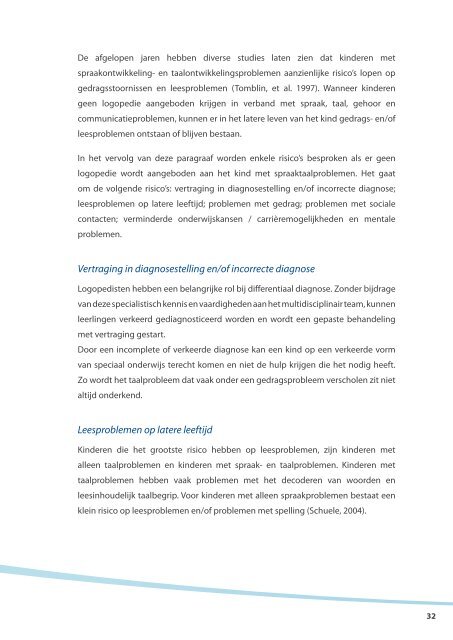 Logopedie in het speciaal basisonderwijs en ... - Logopedie.nl