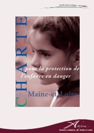 Charte pour la protection de l'enfance en danger en Maine et Loire