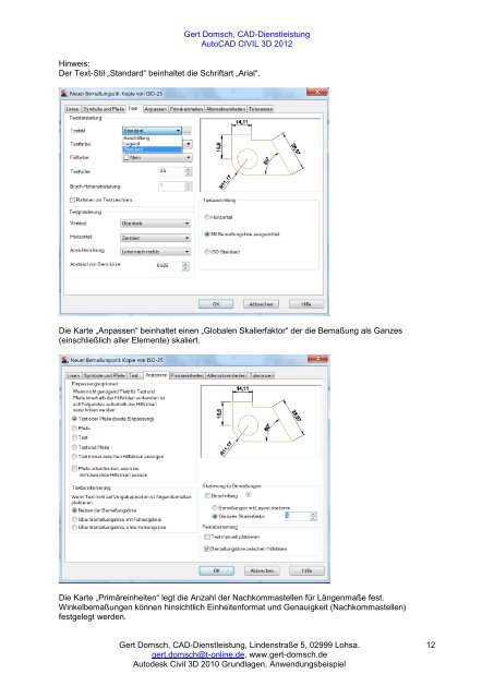 Autodesk Civil 3D 2010, - gert-domsch.de