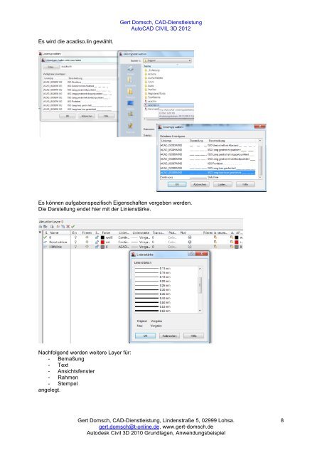 Autodesk Civil 3D 2010, - gert-domsch.de