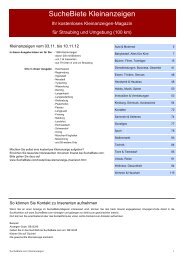 Suchebiete Kleinanzeigen Magazin Hohenwart Kostenlose