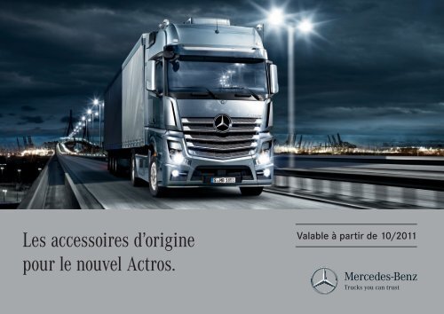 Fixation camion Mercedes-Benz Actros 5 pour support téléphone