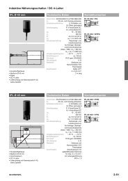 Induktive NÃ¤herungsschalter / DC 4-Leiter - KASBASE