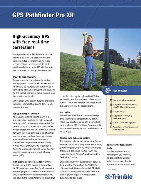 do you need terrasync to use gps pathfinder office