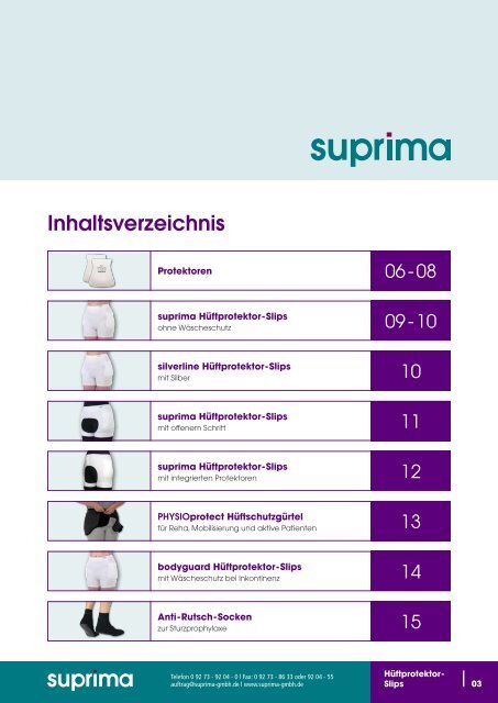 Hüftprotektor - Systeme - Suprima GmbH