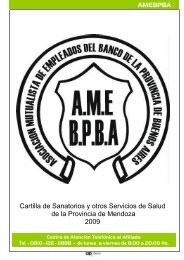 Cartilla de Sanatorios y otros Servicios de Salud de la ... - AMEBPBA