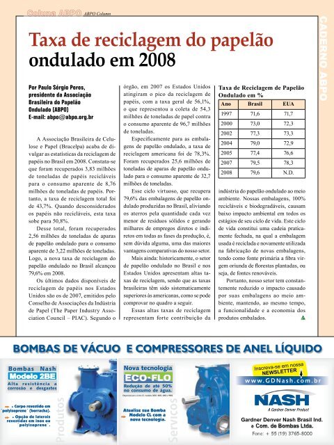 melhores estandes do abtcP-Pi 2009 - Revista O Papel