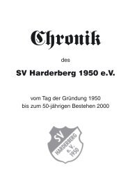 Chronik des SV-Harderberg 1950 eV - SV Harderberg von 1950 eV