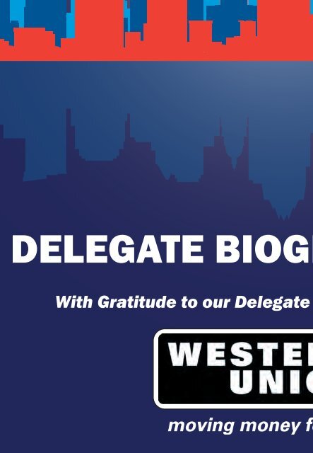 Delegate Biographies - Denver Metro Chamber Leadership ...