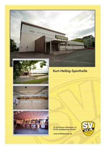 Kurt-Helbig-Sporthalle - SV 04 Oberlosa