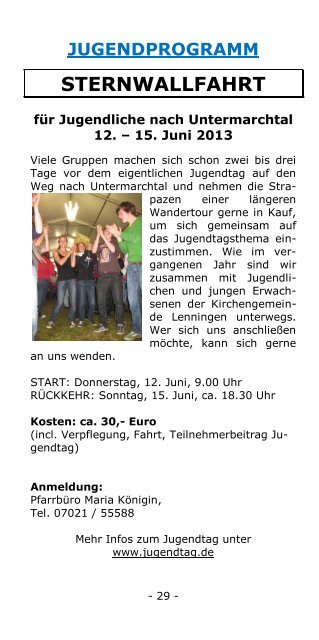 PROGRAMM - OASE Jesingen