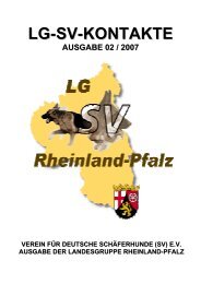 ZUCHTSCHAU 2008 -  Landesgruppe Rheinland-Pfalz