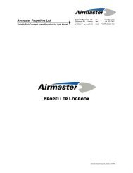 PROPELLER LOGBOOK - Airmaster Propellers