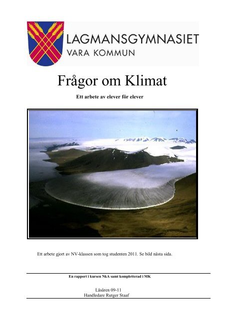 FrÃ¥gor om Klimat