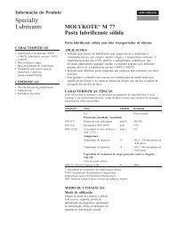 Download ficha tÃ©cnica Molykote M-77 - PDF