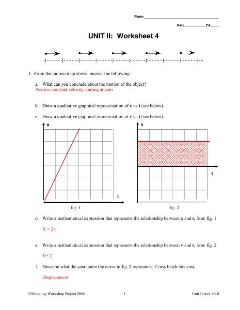 Worksheet Velocity Graph.pdf - Section: Name: Date: Velocity-Time Graph  Worksheet Part I: Time hours 1. Above is a velocity-time graph of a moving