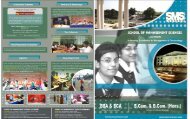 BBA, BCA Brochure - SMS Lucknow