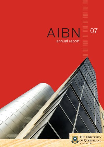 Download the 2007 AIBN Annual Report. - Australian Institute for ...