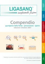 Compendio guarigione delle ferite - prevenzione - Ligasano