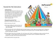 Pyramid Go Fish Instructions - Team Nutrition